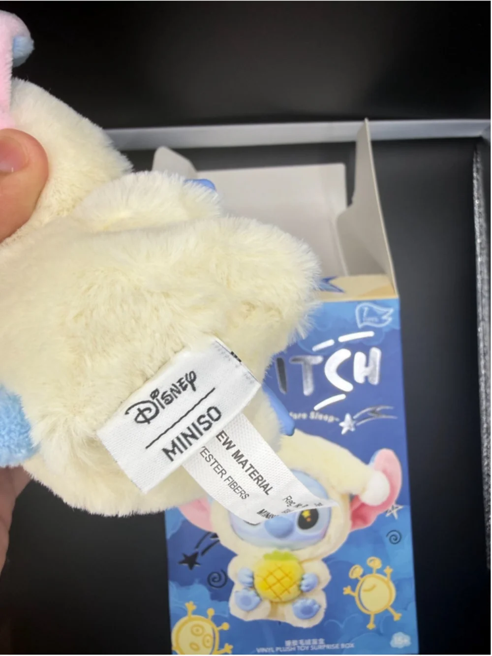 Pop Mart Disney Stitch Sour Pineapple Plush Keychain Figure